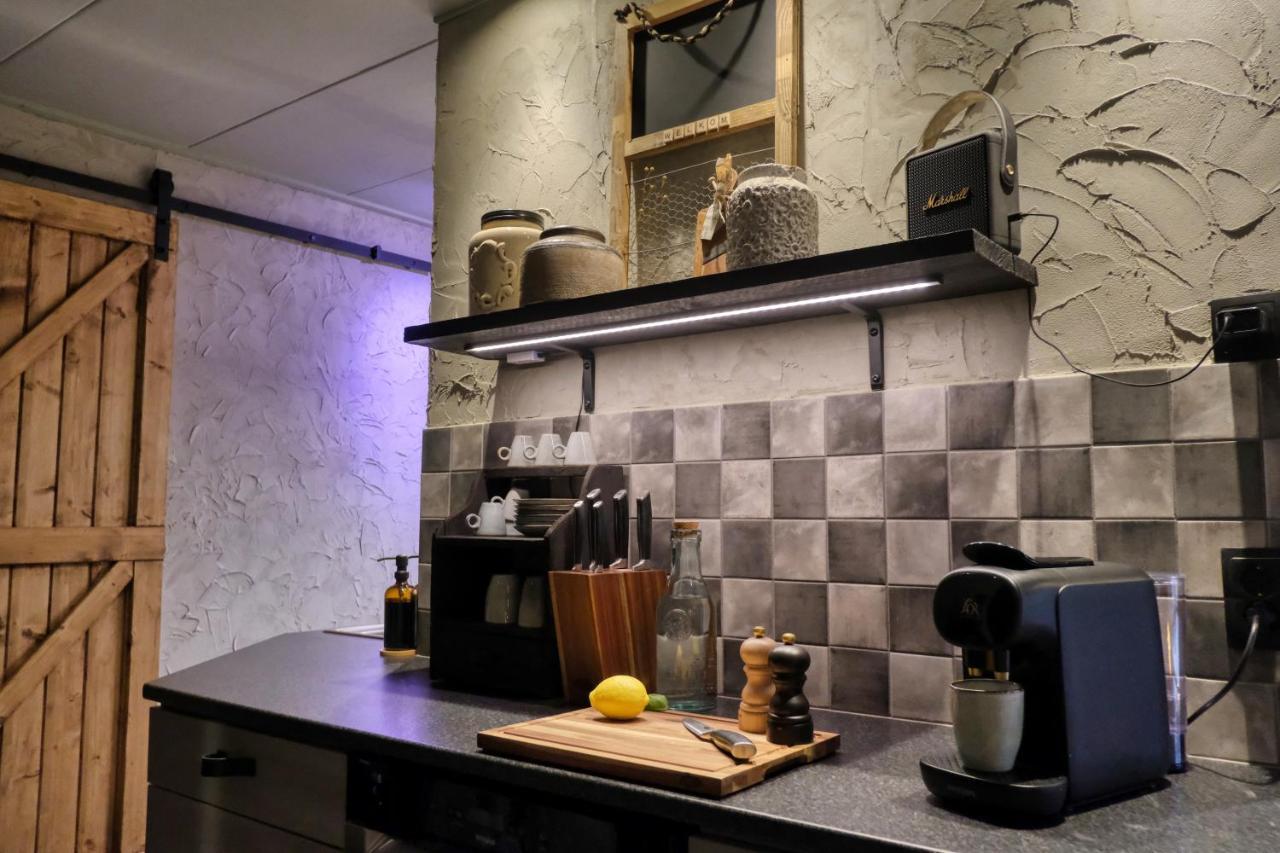 Lodge In Een Bosrijke Omgeving Met Hottub & Sauna Opt Rheezerveen Exterior foto