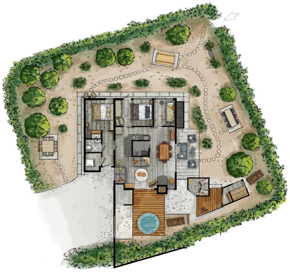 Lodge In Een Bosrijke Omgeving Met Hottub & Sauna Opt Rheezerveen Exterior foto